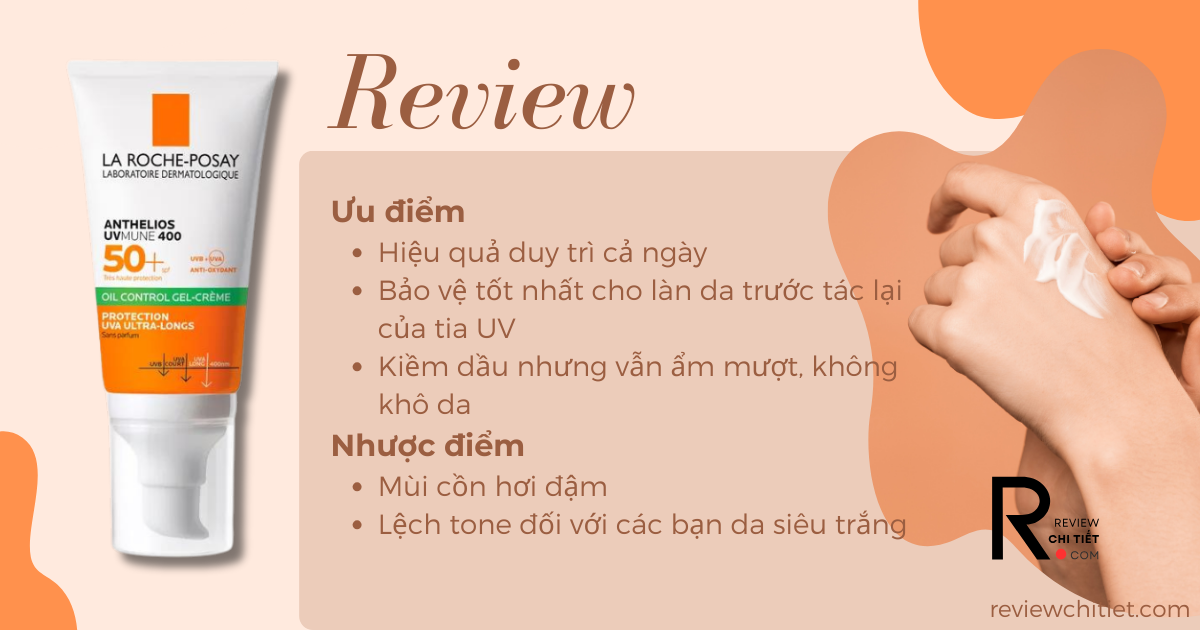 Review kem chong nang La Roche-Posay